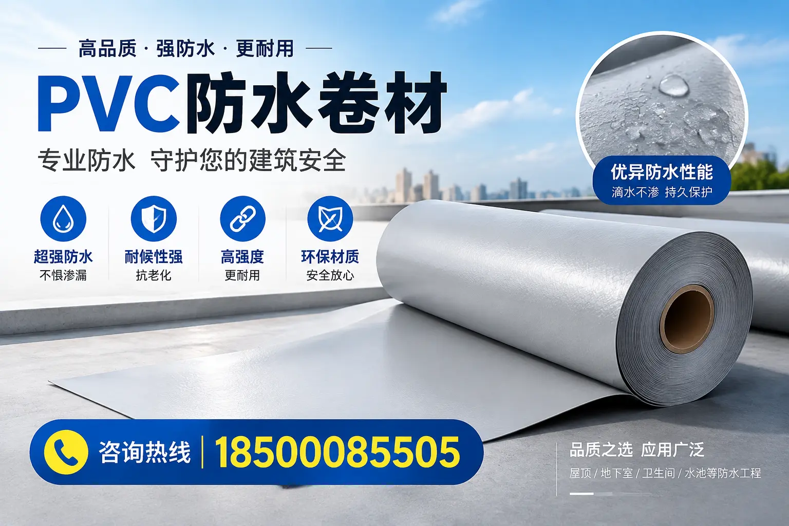 南平地区pvc防水卷材的市场现状与发展趋势
